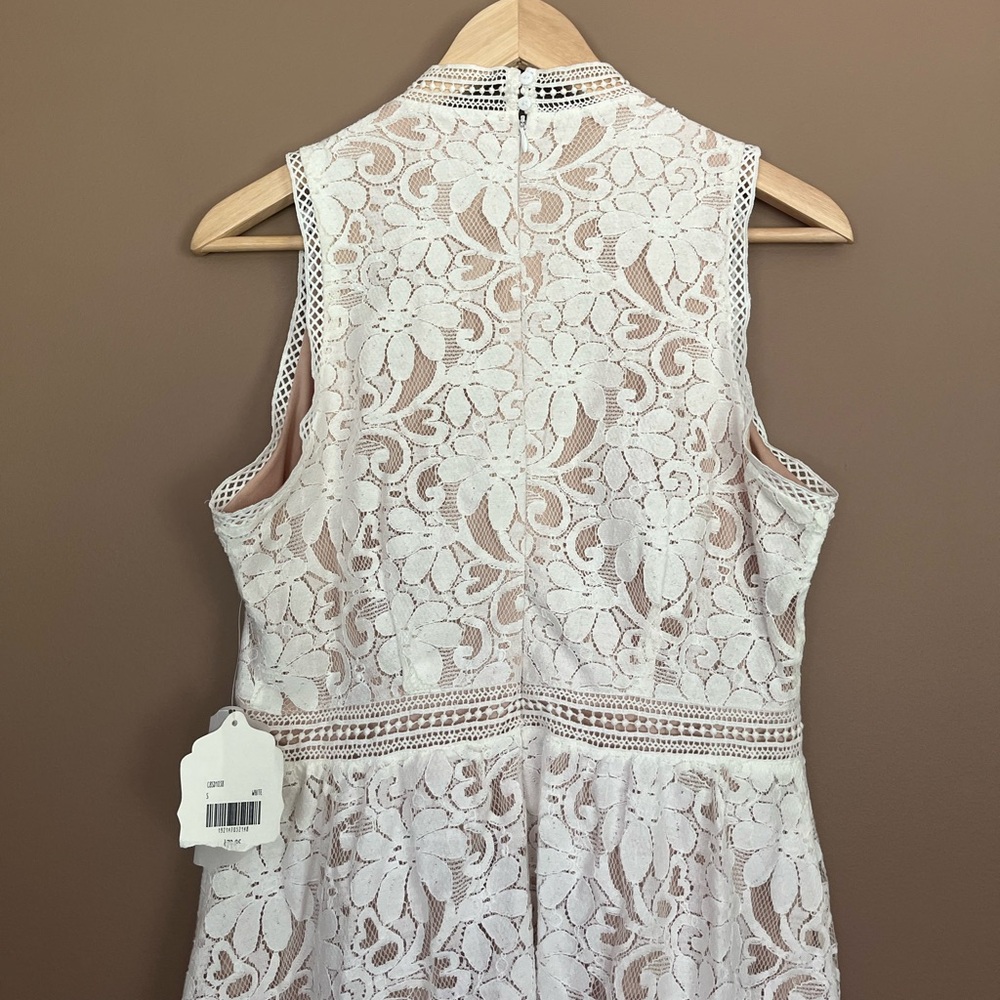 {Altar'd State} Sleeveless Lace Overlay Fit & Flare Mini Dress - Small - NWT - Picture 5 of 9